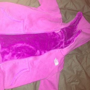 4T girls north face sweatshirt